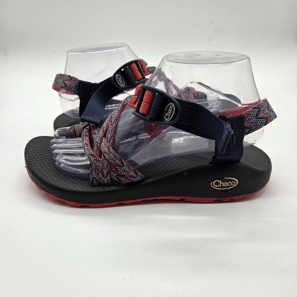 Chaco Women’s ZX/2 Classic Black Orange Strappy Sandals Size 8